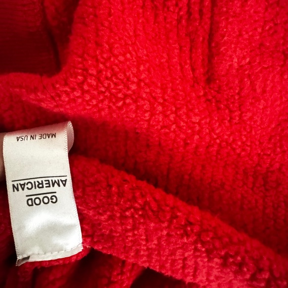 Good American Vibrant Red Fleece - Picture 7 of 7